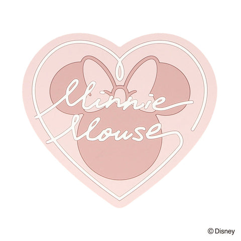Non-Disney Park - Franc Franc Minnie Heart PVC Coaster - Non Ready Stock