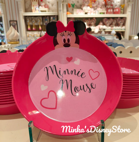 Hong Kong Disneyland - Minnie Melamine Dinner Plate - Non Ready Stock