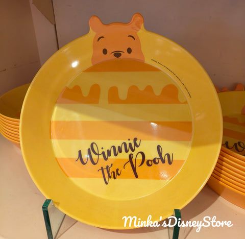 Hong Kong Disneyland - Winnie The Pooh Melamine Dinner Plate - Non Ready Stock