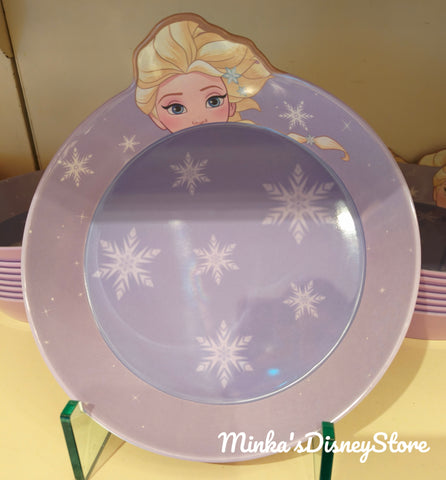 Hong Kong Disneyland - Frozen Melamine Dinner Plate - Non Ready Stock