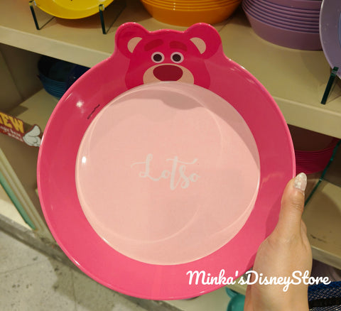 Hong Kong Disneyland - Lotso Melamine Dinner Plate - Non Ready Stock