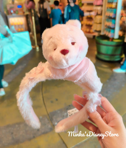Hong Kong Disneyland - Sakura Winnie The Pooh Plush Headband - Non Ready Stock