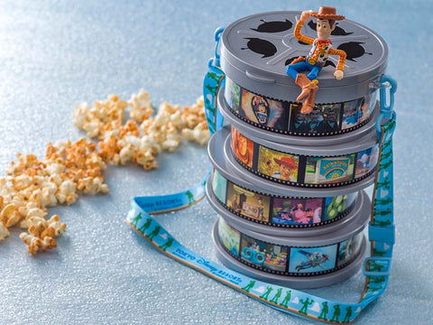 Japan Disney - TDR Toy Story Film Reel Light Up Popcorn Bucket - Preorder