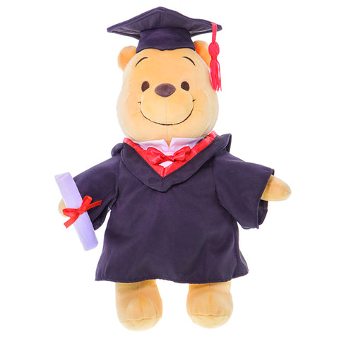 Hong Kong Disneyland - Winnie The Pooh Graduation Plush w/ Black Gown - Non Ready Stock