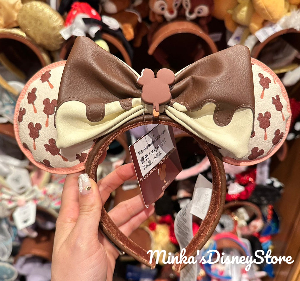 NWT Loungefly Disney Minnie Mouse Chocolate Lollipop Ears Mini