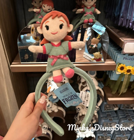 Hong Kong Disneyland - World of Frozen Princess Anna Plush Headband - Non Ready Stock