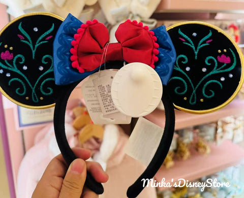 Shanghai Disneyland - Princess Anna Minnie Ears Headband - Non Ready Stock