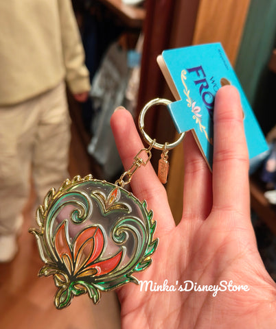 Hong Kong Disneyland - World of Frozen Anna Flower Key Ring - Non Ready Stock