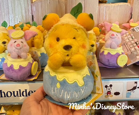Hong Kong Disneyland - Honey Pot Winnie The Pooh Shoulder Plush - Non Ready Stock
