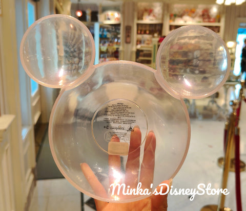Hong Kong Disneyland - Pink Transparent Mickey Bowl (Plastic) - Non Ready Stock
