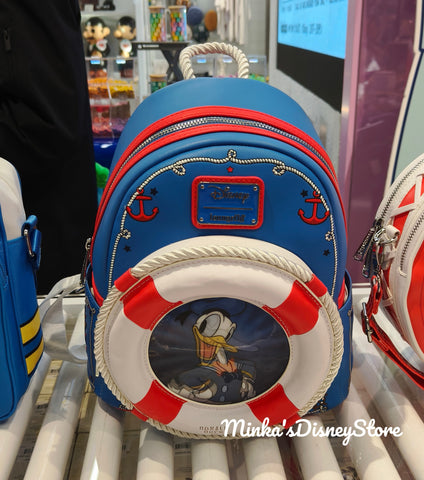 Hong Kong Disneyland - Loungefly Donald Duck Lenticular Minibackpack - Non Ready Stock