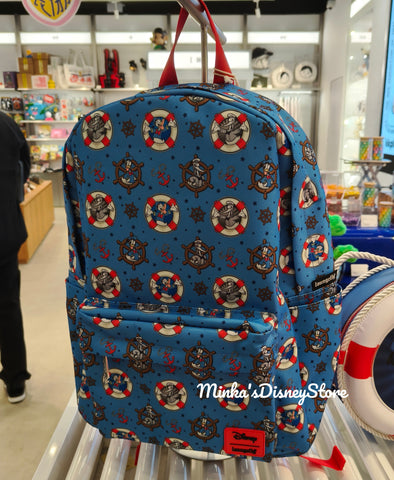 Hong Kong Disneyland - Loungefly Donald Duck Nylon Backpack - Non Ready Stock