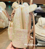 Shanghai Disneyland - Pearl Sequined Mini backpack (Not Loungefly) - Non Ready Stock