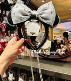 Shanghai Disneyland - Classy Black Minnie Ears Headband - Non Ready Stock