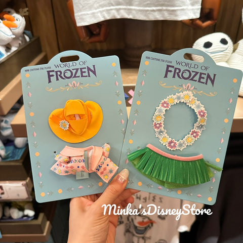 Hong Kong Disneyland - World of Frozen Mini Costume For Plush - Non Ready Stock