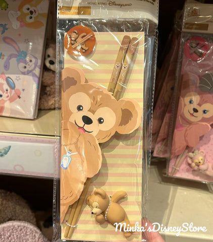 Hong Kong Disneyland - Chopsticks & Holder Duffy - Non Ready Stock