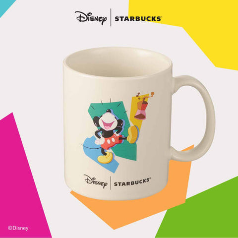Hong Kong Starbucks - Mickey Mouse Ceramic Mug 12oz - Non Ready Stock