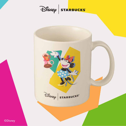 Hong Kong Starbucks - Minnie Mouse Ceramic Mug 12oz - Non Ready Stock