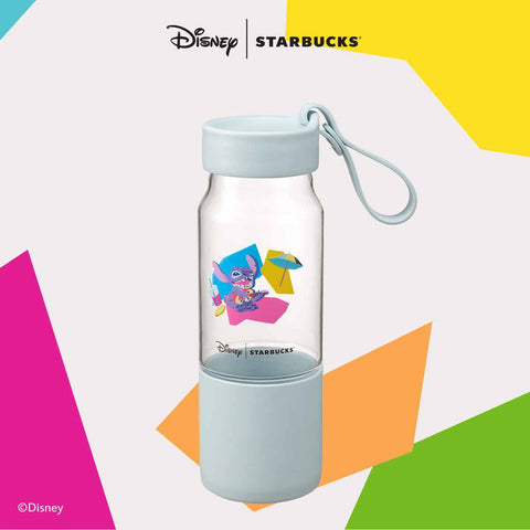 Hong Kong Starbucks - Stitch Plastic Water Bottle 16oz - Non Ready Stock