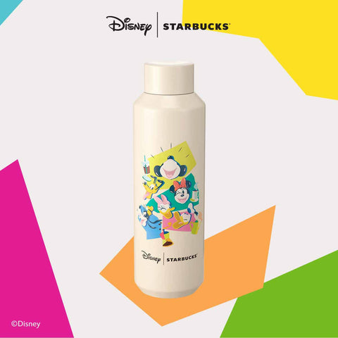 Hong Kong Starbucks - Mickey & Friends SS Water Bottle 20oz - Non Ready Stock