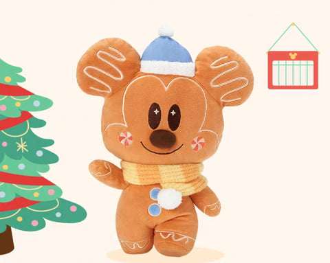 Shanghai Disneyland - Christmas 2024 Gingerbread Mickey Plush - Non Ready Stock