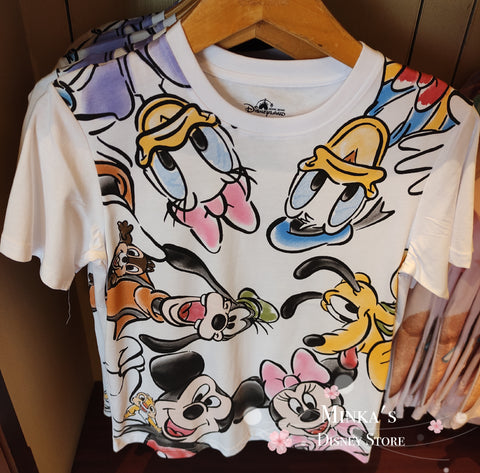 Hong Kong Disneyland - Mickey and Friends Adult Tee Shirt - Preorder