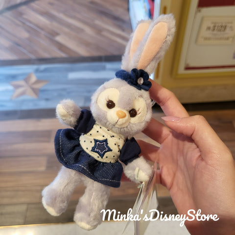 Hong Kong Disneyland - Stellalou Denim Plush Keychain - Preorder