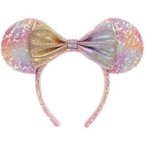Japan Disney - TDR 40th Anniversary Dream Go Round Colorful Minnie Ears Headband - Non Ready Stock