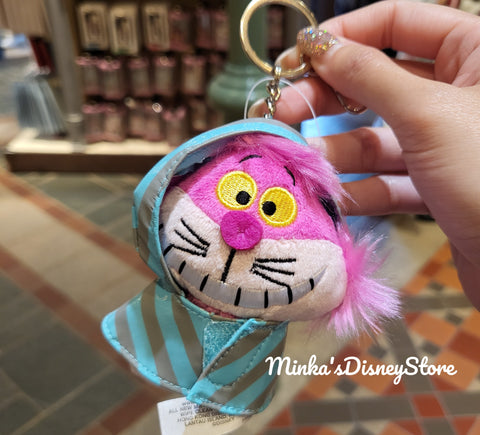 Hong Kong Disneyland - Raincoat Cheshire Cat Plush Bag Charm - Non Ready Stock