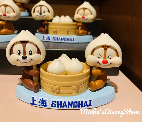 Shanghai Disneyland - SH Park Exclusive Xiaolongbao Chip & Dale Figure - Non Ready Stock