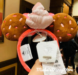 Shanghai Disneyland - Munchlings Strawberry Minnie Ears Headband - Non Ready Stock