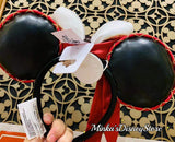 Shanghai Disneyland - Pirates Red Ribbon Minnie Ears Headband - Preorder