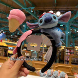 Shanghai Disneyland - Stitch Plush with Ice Cream Headband - Preorder