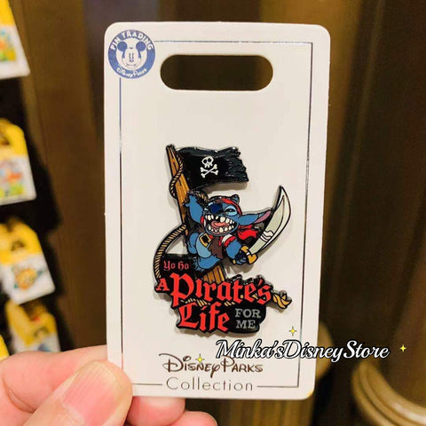 Shanghai Disneyland - Stitch A Pirate's Life For Me Pin - Preorder