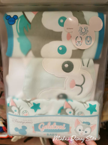 Hong Kong Disneyland - Gelatoni Baby Bibs Set (One Size) - Preorder