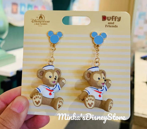 Shanghai Disneyland - Duffy & Friends Dangling Earrings - Preorder