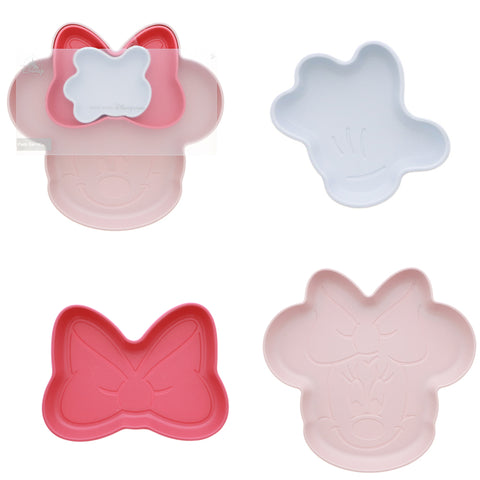 Hong Kong Disneyland - Minnie Mouse Melamine Plates Set of 3 - Preorder
