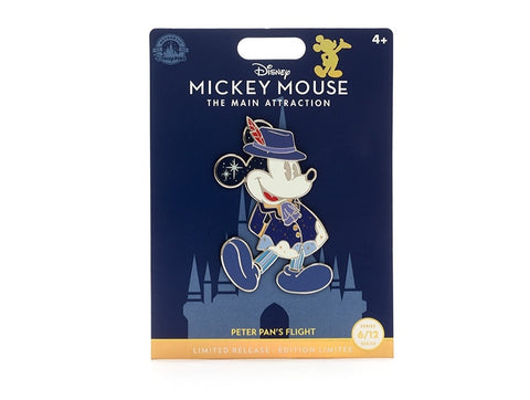 Hong Kong Disneyland - Mickey Mouse Main Attraction Collection - Peter Pan's Flight Pin 6/12 - Ready To Ship